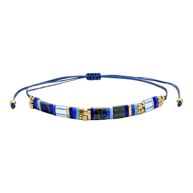 China Factory Sale Tila Bracelet Manufacturer Lightweight Thick Chain Bracelet