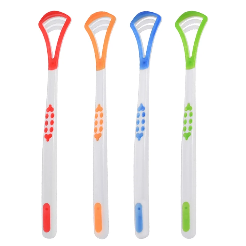 Amazon hot sales custom plastic tongue scraper set tongue cleaner