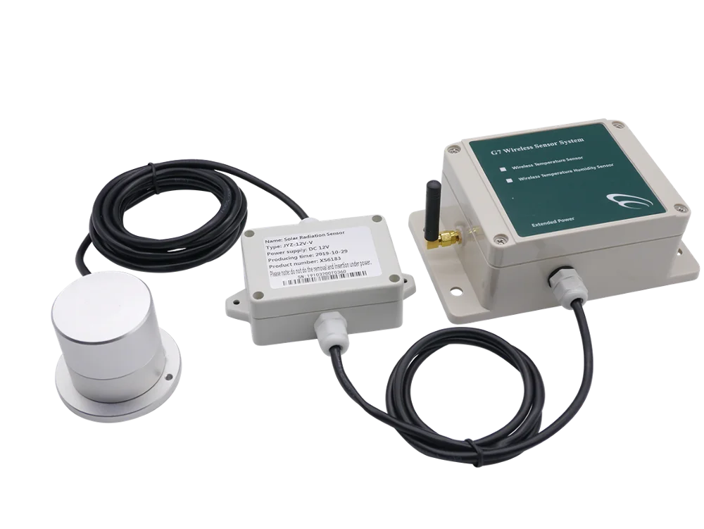 433 МГц LORA 0 ~ 1500 Вт m2 беспроводной датчик излучения G7 iot сельское хозяйство