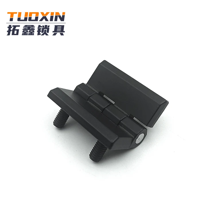 CL218 Zinc Alloy Electrical Cabinet Hinge Hidden Hinge Black Powder Coated Industrial Cabinet Door Hinge