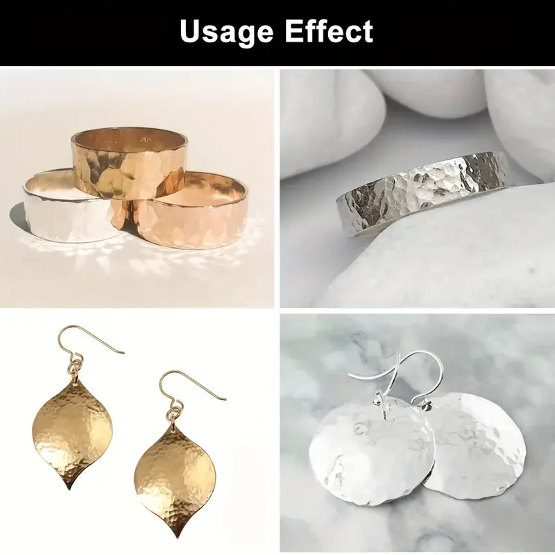 HOBBYWORKER Stainless Steel Cowhorn Anvil - Professional Jewelry Shaping Tool, No Power Needed