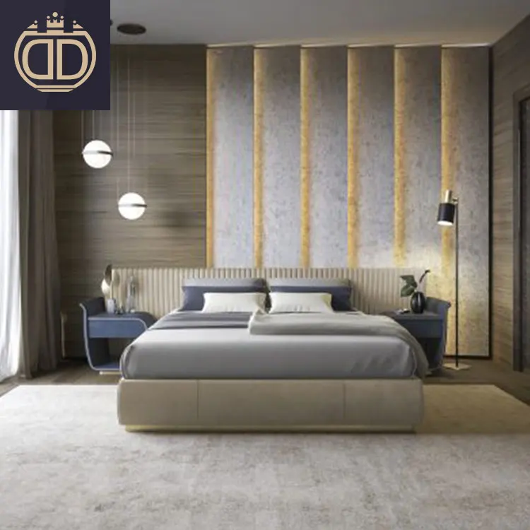 Кровать boxspring на заказ мягкая хлопковая мебель для спальни king queen Современная Роскошная итальянская деревянная