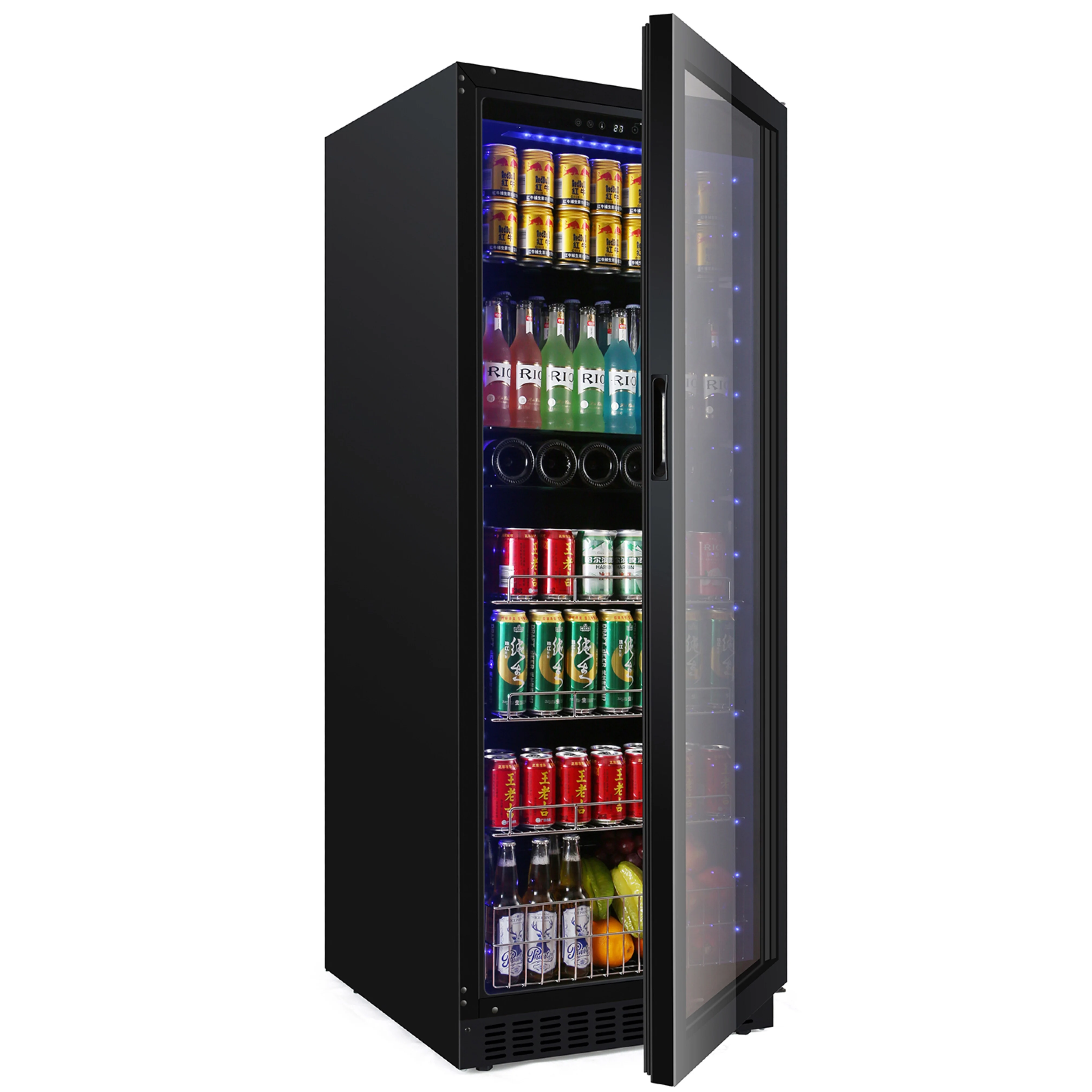 Cola LED LED Bar Beer Freezer Commercial Cooler Compressor Electric Refrigerator