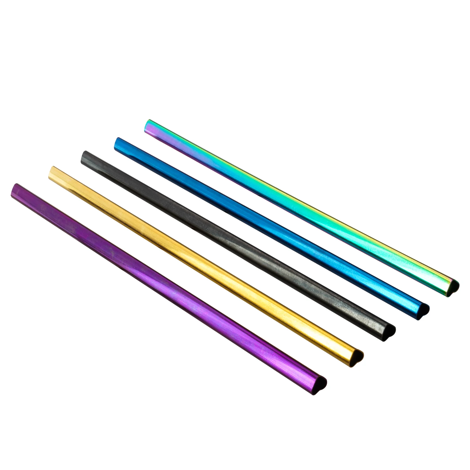 
SUS 304 Amazon Hot Sale Heart Shape Stainless Steel Drinking Stainless steel Straws 