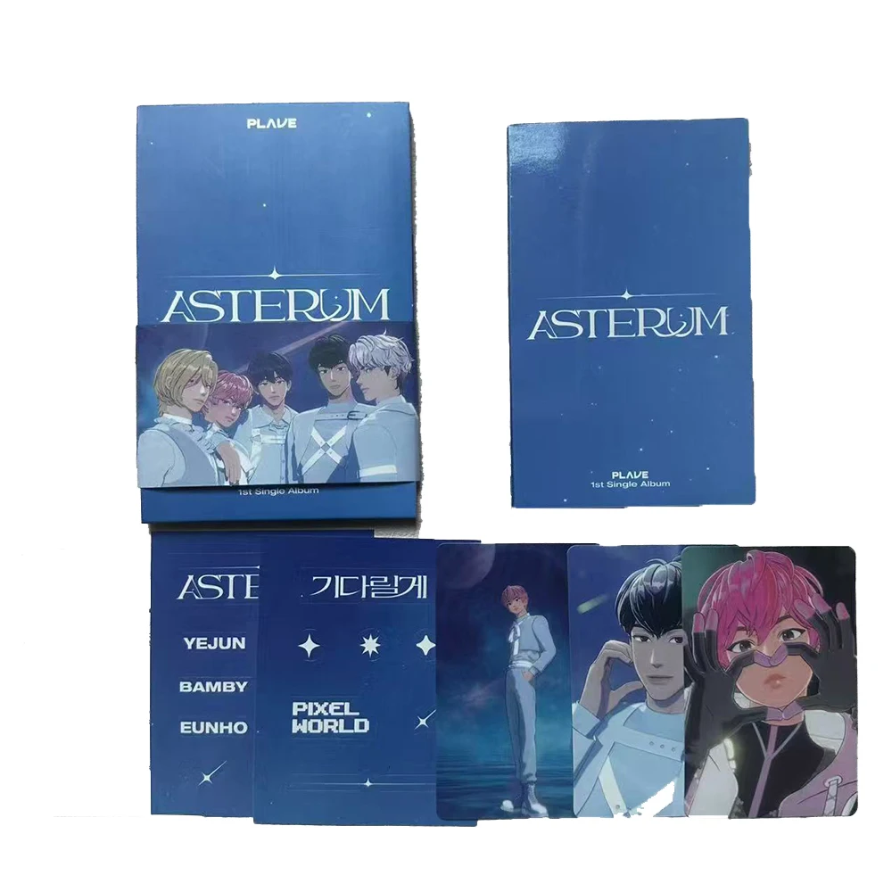 Kpop PLAVE Photocards Box EUNHO BAMBY YEJUN Cute Selfie LOMO Cards Fashion Quality Postcard HAMIN Fans Collectible Souvenir Gift