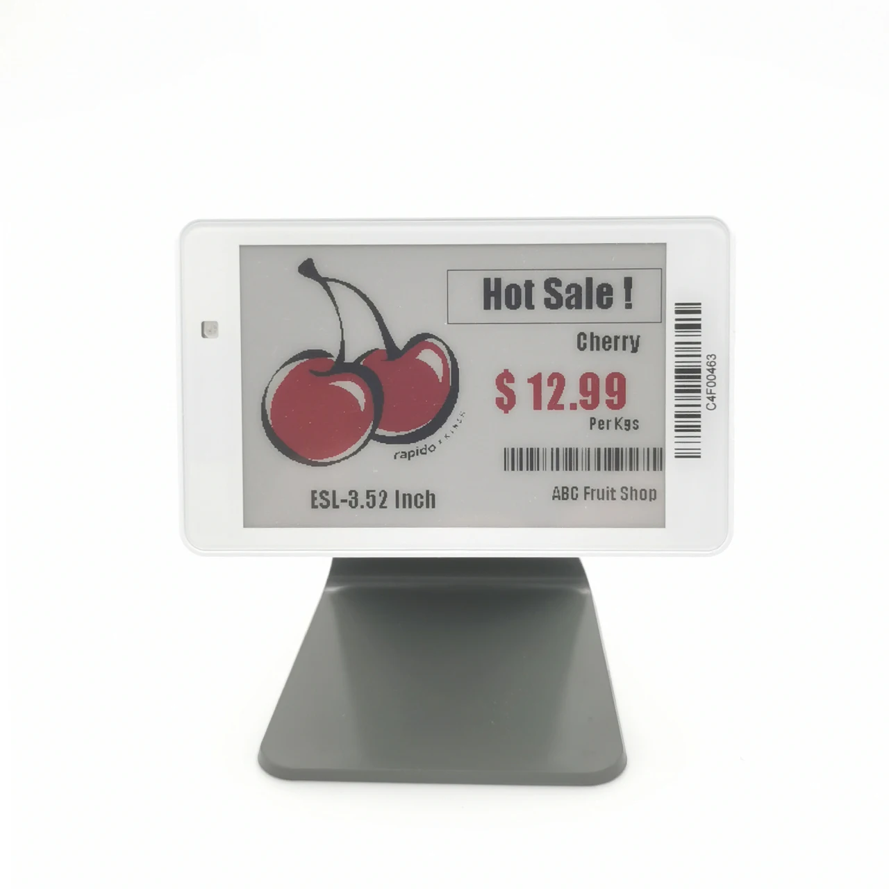 hot sales 2.4Ghz 3.52 inch E-ink digital price tag smart price tag ESL e-tag for supermarket /Grocery