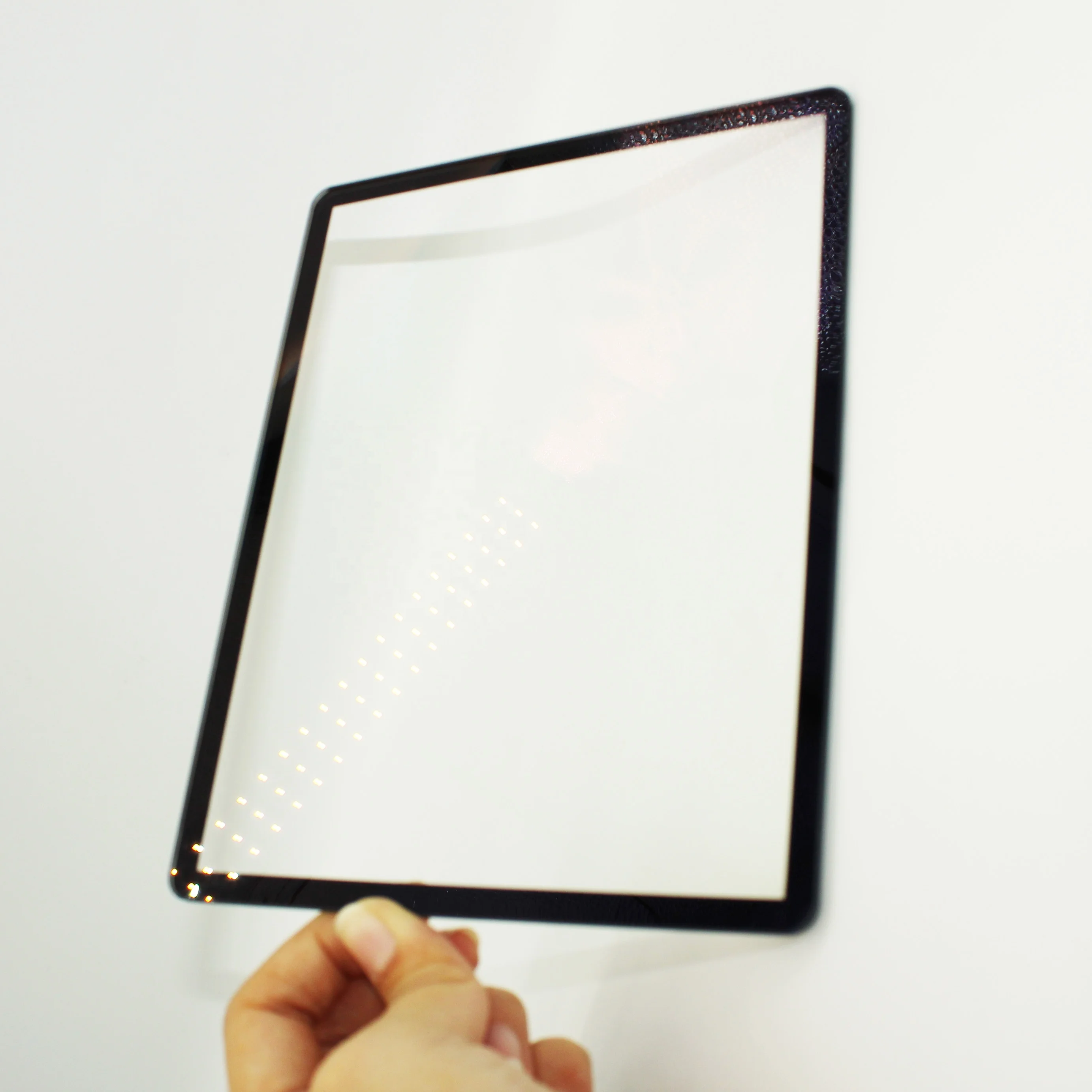 Factory price OEM Tempered electronic Glass Panel for Touch Operation Board Display Screen for TV Computer