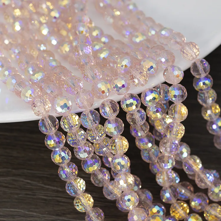 Wholesale price women jewelry handmade diy material pendant bracelet necklace flower glass crystal butterfly beads