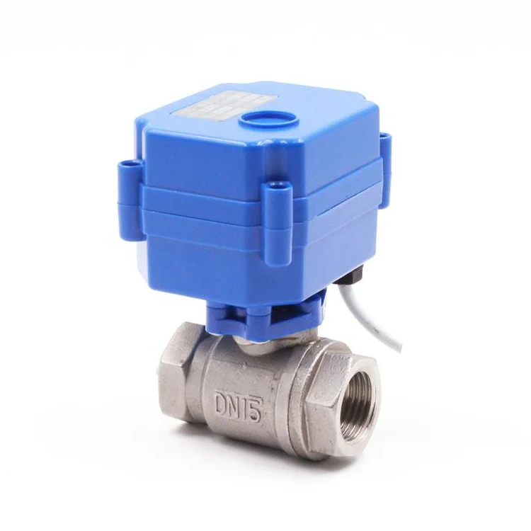 IDO-FIX valve stainless steel 12V ball valve motorized flow control valve customizable 24v 110v 220v
