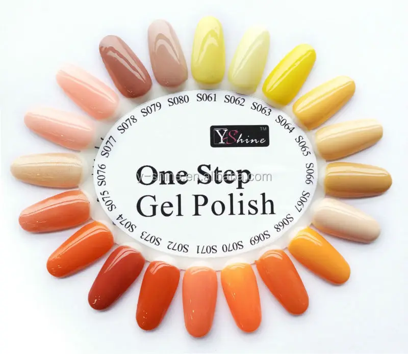 Y-SHINE wholesale oem private label colorful uv led gel varnish semi permanent soak off gel nail polish for nails art salon