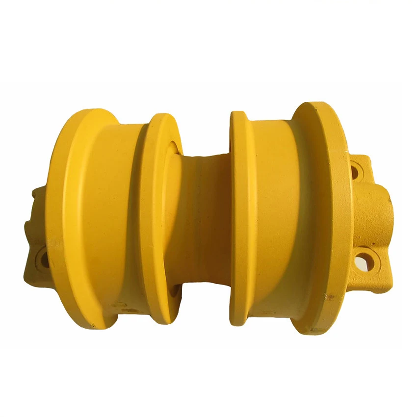 D3C D31 D40 Double Flange Bottom Roller Lower Roller Bulldozer D6D Track Roller D45 D50 D65 D80 D85