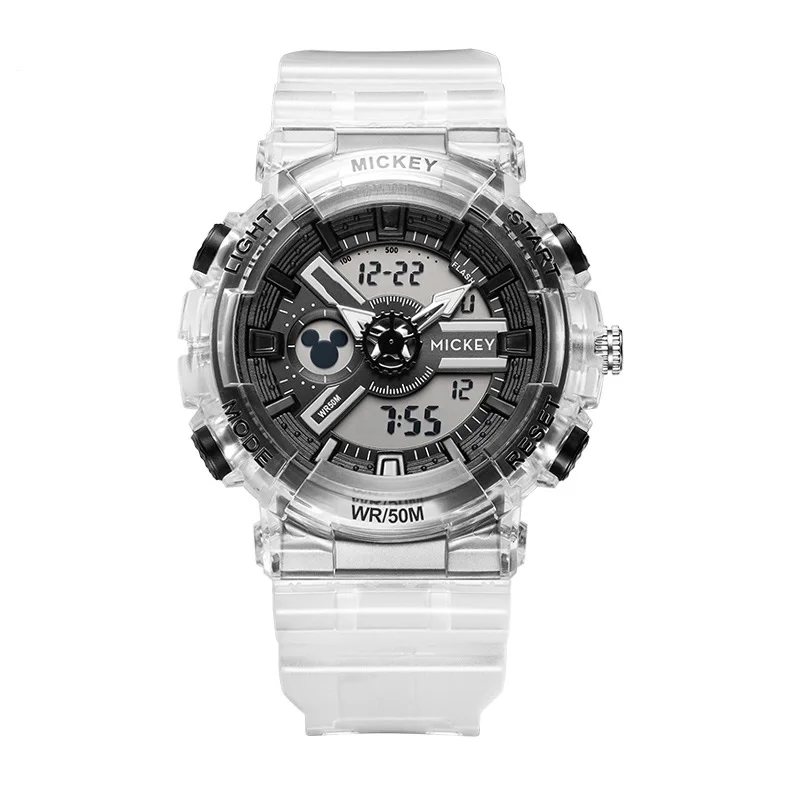 Waterproof Luminous Double Display Quartz Analog Digital Watches for Kids Teenagers School Student Daily Life Wrist Watch