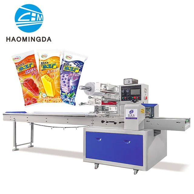 High quality factory price summer popsicle ice cream tray chocolate bar automatic assembly line packaging machine