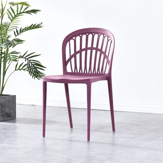 Полностью пластиковый обеденный стул, домашняя мебель, столовая, пластиковые свадебные стулья