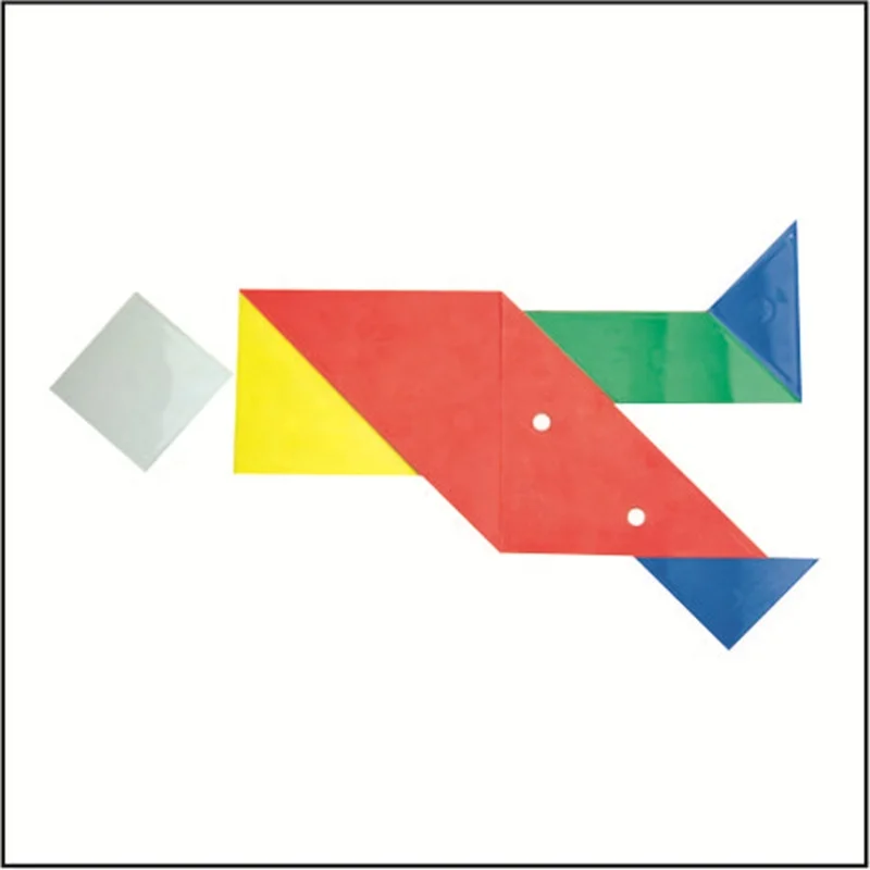 Обучающие пластиковые игрушки-пазлы tangram для