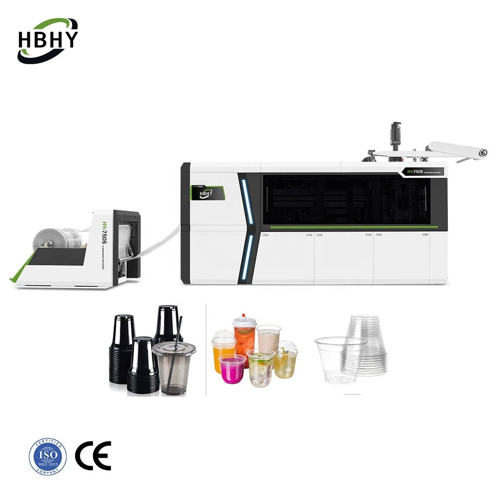 Disposable PP Lunch Box Automatic Thermopol Machinery For Making Biodegradable Box Cup Price