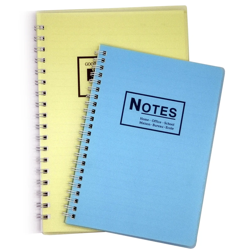 School Office Spiral Bound Pvc Cover Notebook Eco-Friendly Bound Notepad Phone Book Custom Spiral Note Book Notebook