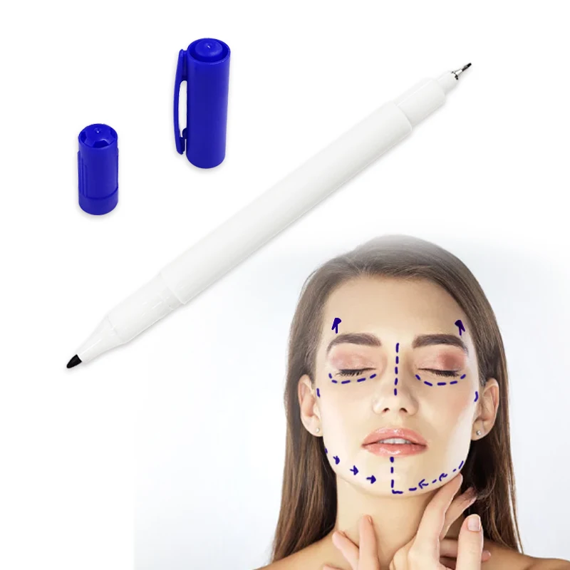 KHY Professional Gentian Violet Surgical Sterlie Safe Medical Non Permanent Toxic Mini Body Face Surgery Skin Marker Pen