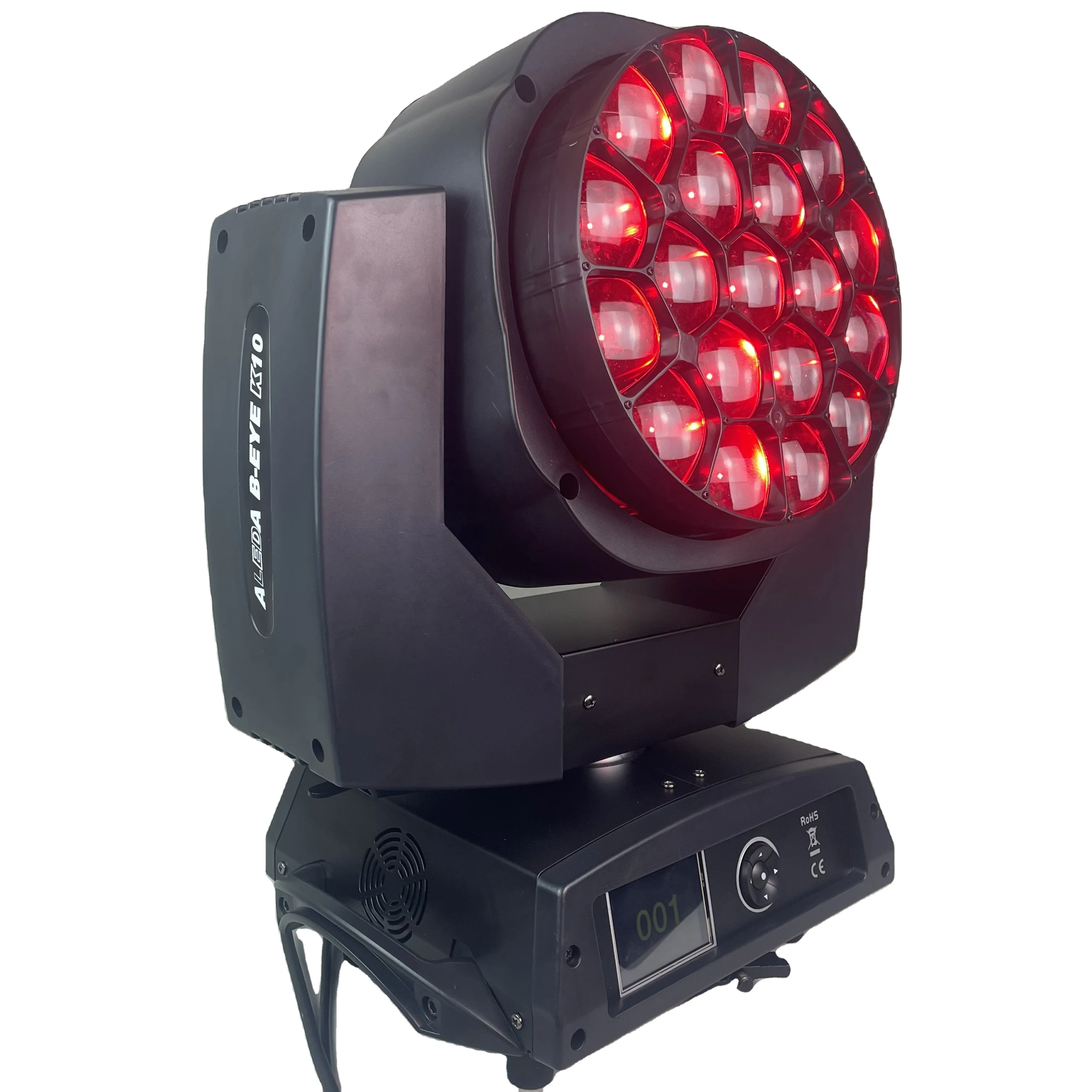 ALEDA Bee Eye K10 19ps 15w RGBW 4 in 1 Zoom Moving Head Professional Light
