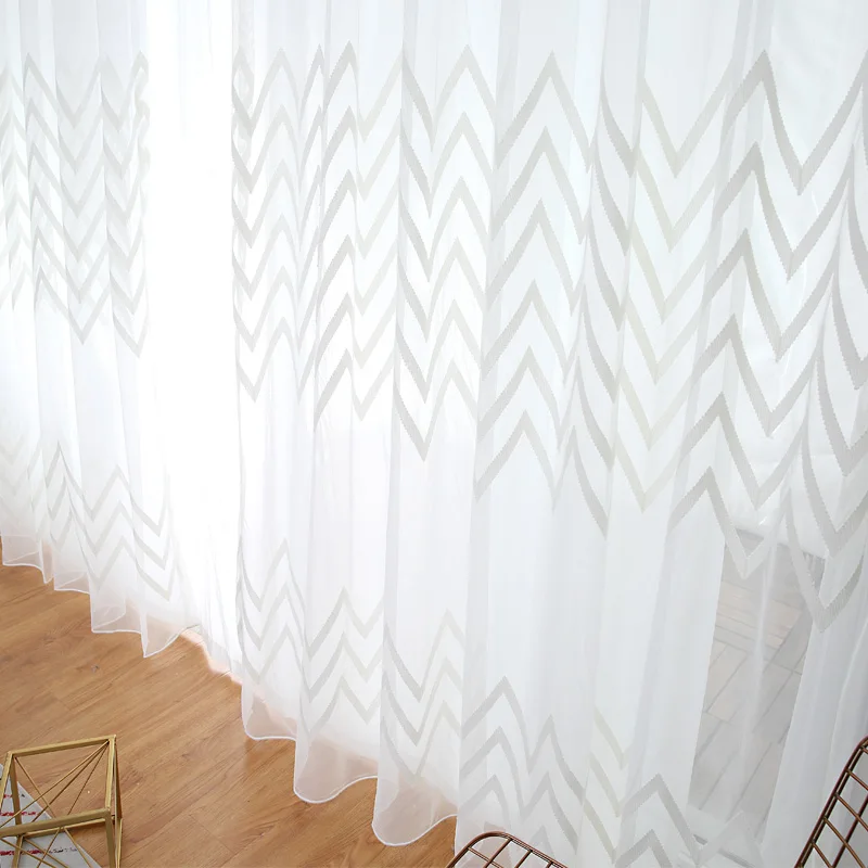 Innermor Ribbon Curtains Faux Linen Elegant Curtain for Kitchen Bedroom Ready Made Curtain for Living Room Modern Customized
