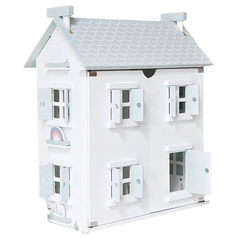 Children Toy Wooden DIY House Dream House Dollhouse