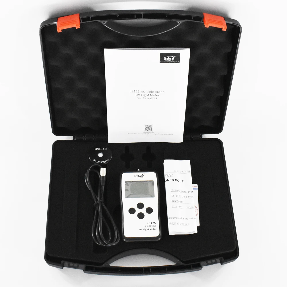 LS125-UVCLED-X0 UV Probe UV Light Meter 230nm-315nm suitable intensity and energy detection of 260nm-285nm LED germicidal lamp