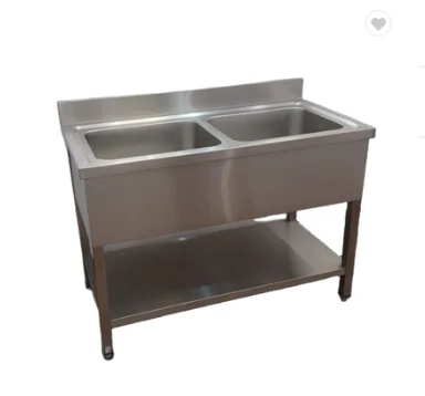 Factory Directly Stainless Steel Hospital Sink Kitchen Basins / Free Standing Industrial Stainless Steel Kitchen Sink