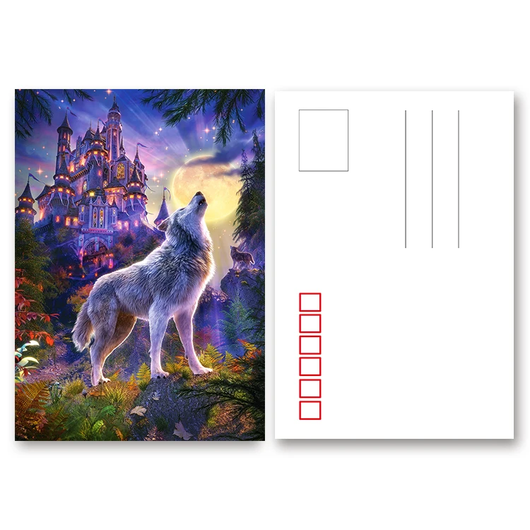 
Beautiful Handmade Birthday 3D Greeting Card, Postcard Printing, Postcard Set 