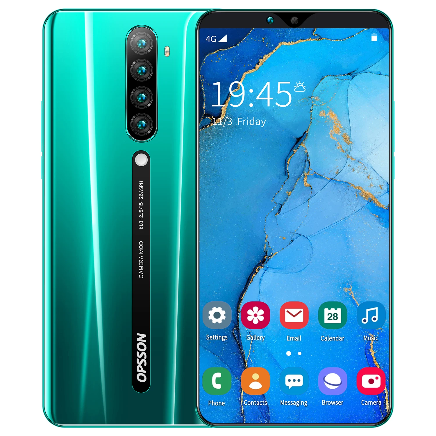 
Made in China 6.3 Inch Dual Sim 6g ram + 128gb Rino 5 Pro New Cell Phones Big Screen Android Mobail China smartphone 