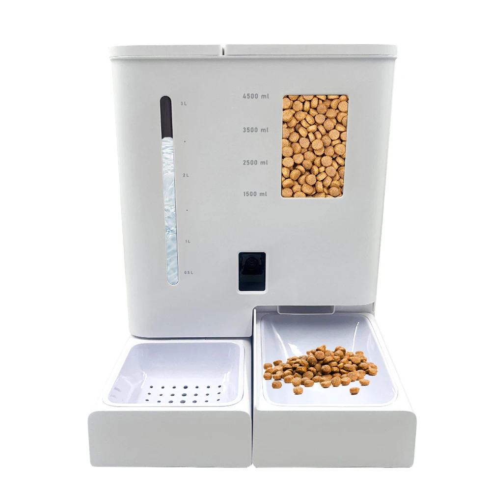 Бытовые кормушки для собак и кошек набор автоматических кормушек домашних животных дозатор воды 2 в 1 с управлением приложением камеры
