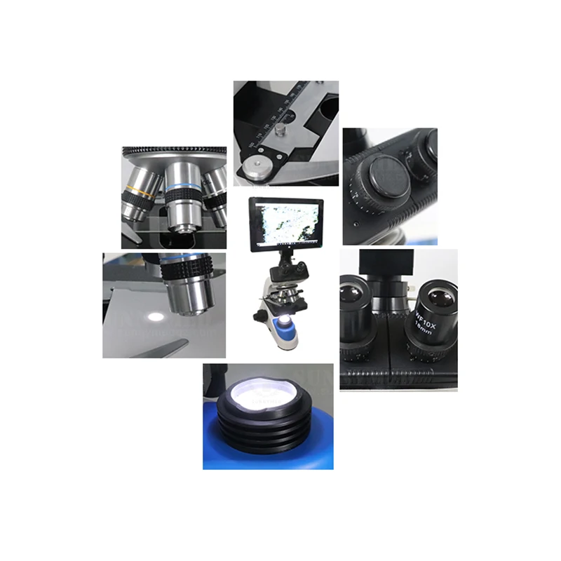 SY-B129F2 new type optical and mechanical systems Microscope 10 inch tablet display biological microscope