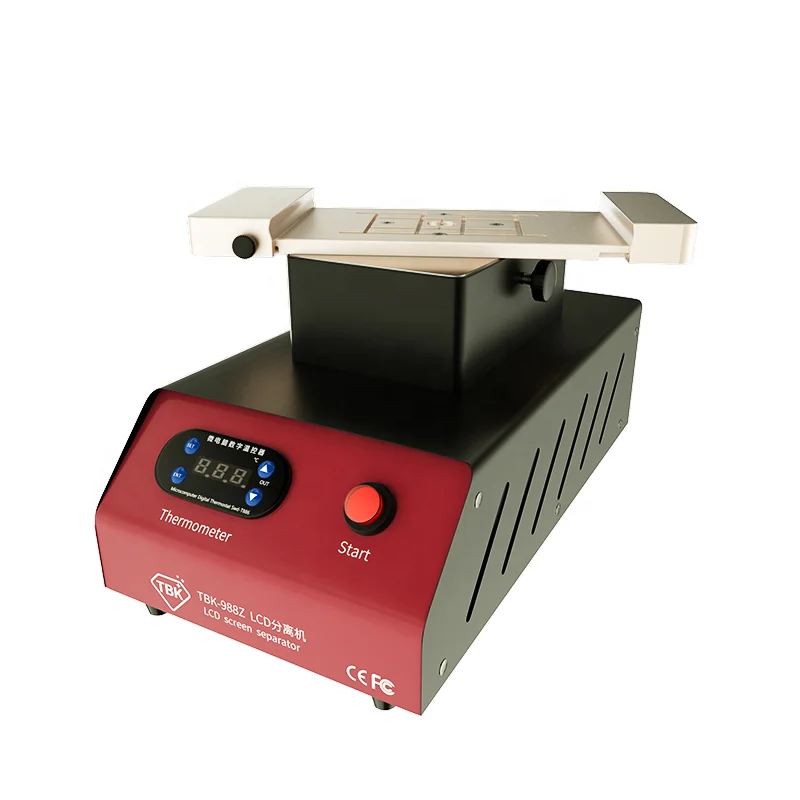 TBK-988Z Curved LCD Screen Separator Machine,  Phone Repair Built-in Double Vacuum Pump Small TBK988Z LCD Separate Machine