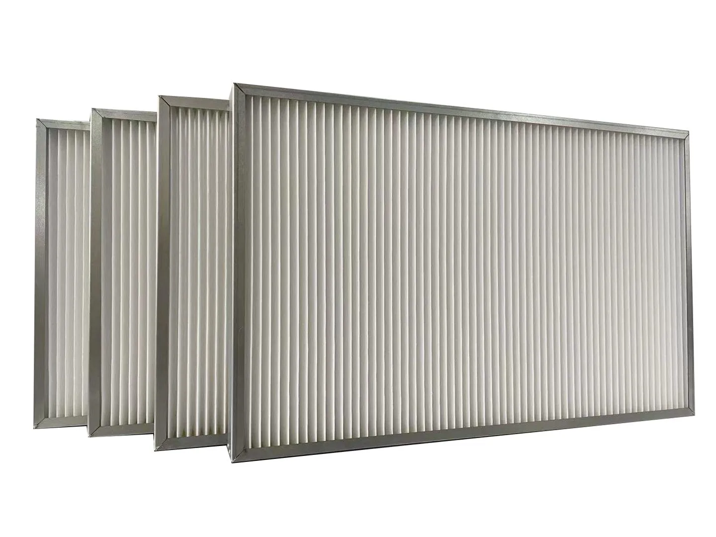 Factory Price 12x20x1 14x14x1 20x20x1 MERV 8 11 13 14 16 F6 F7 Cardboard Frame Pleated AC Furnace Air Filter for HVAC Systems