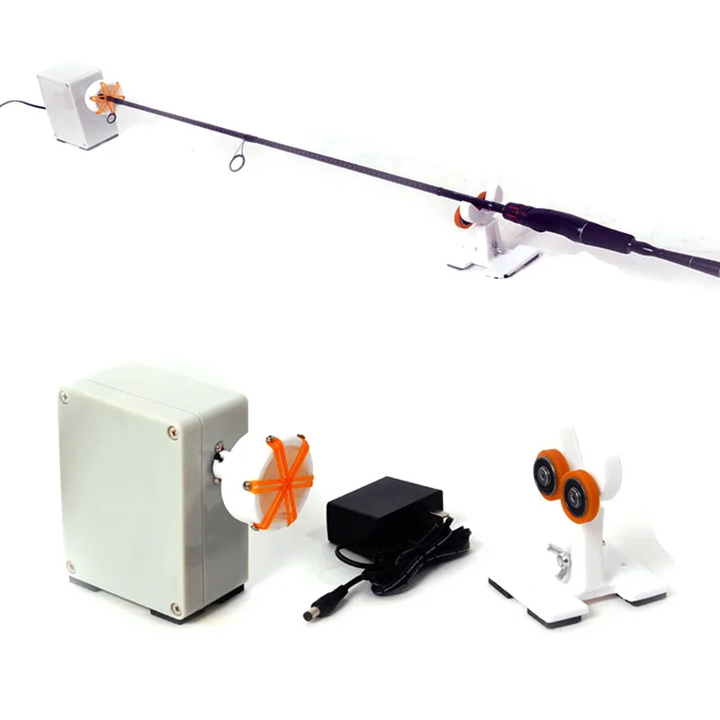 speed adjustable diy  fishing rod dryer machine custom fishing rod winding thread wrapping machine repair fishing rod building