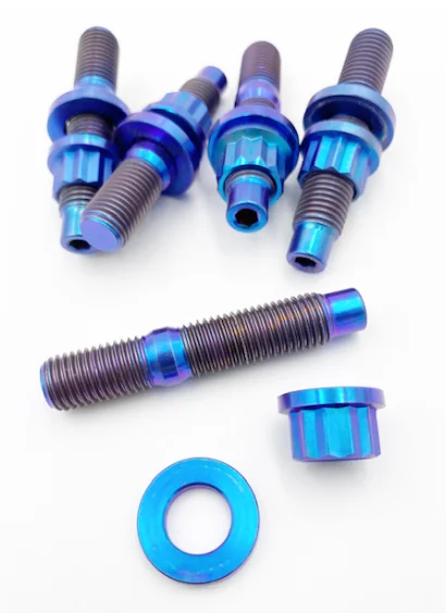 Factory Price with Nice Surface of Titanium Stud M8 M10 45mm 54mm for Automobile Gr5 Alloy Fasteners Hardware