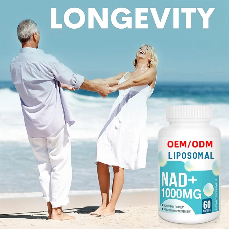 Brain Function 60 Capsules NAD+ Supplement 1000 mg Highest NAD Potency Max Absorption Pure NAD Supplement Energy and DNA Repair