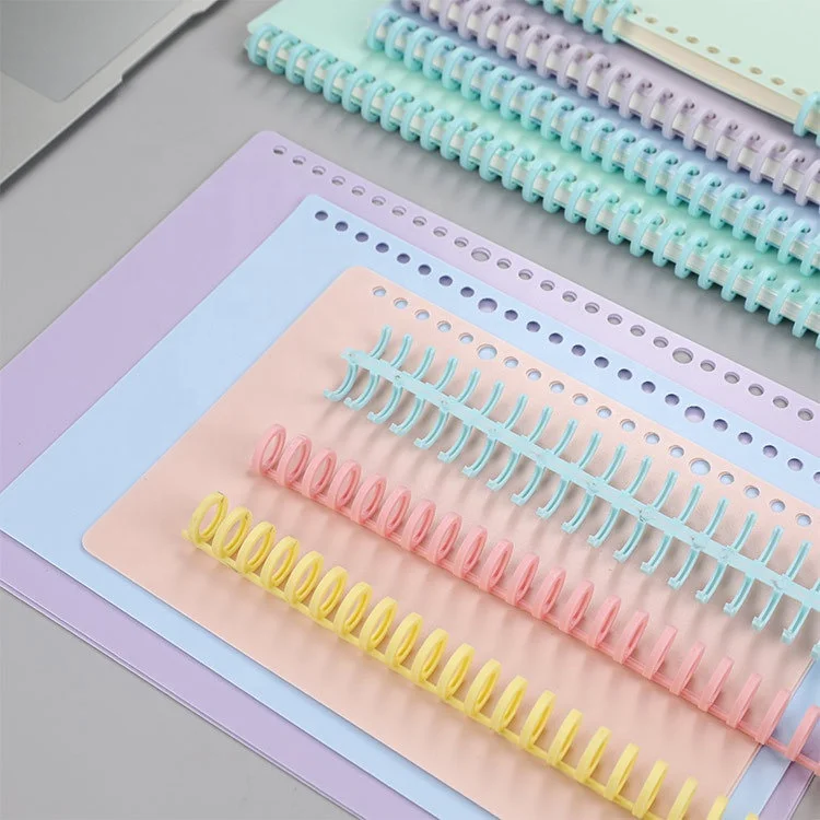 A4 loose leaf coil porous DIY accessories 30 hole coil binding strip  Removable binding ring binding comb