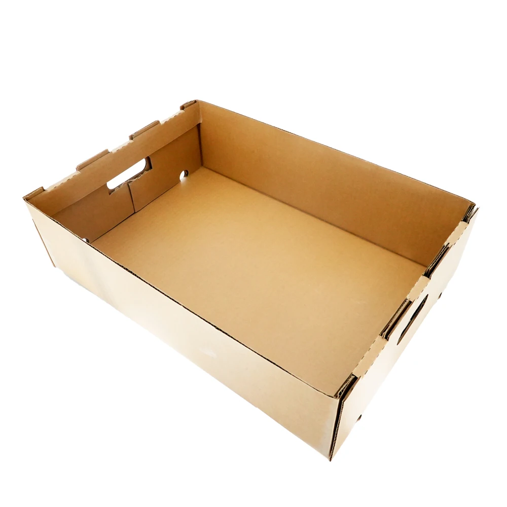 Factory Custom Fruit Shipping Box 5 Layer Corrugated Paper Box Vegetable Carton Tray Box