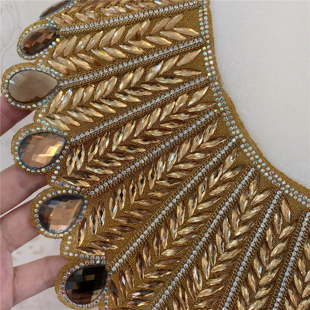 New Rhinestone Motif Hot Fix Rhinestones Embellishment Iron on DIY  Patches Sewing Supplies craft