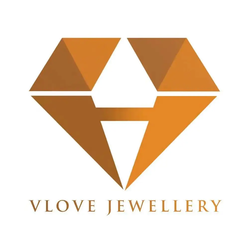 VLOVE Classic Hot Selling Jewelry Diamond Rings 14k Engravable Gold Signet Ring
