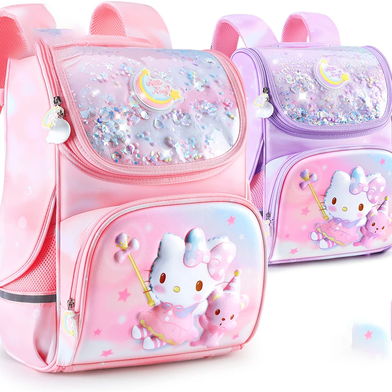Cute Cartoon School Backpacks For Children Fashion Waterproof Bags Large Capacity School Bag School Polyester Backpack For Girls
