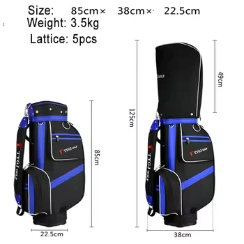 YIWU Complete Right Handed Golf Clubs Set for Men 13-Piece Full Set with Stand Bag Wedge & Driver for Beginners