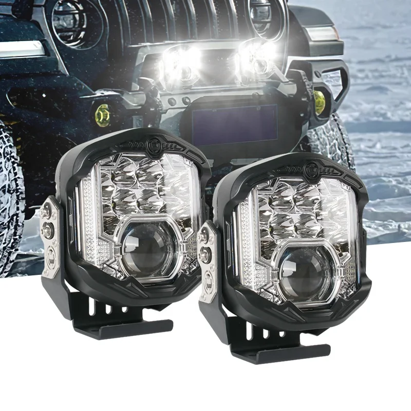 7 Inch 95W Led Fog Work Lights 4x4 Offroad Supper Bright Spot Driving Light for UTV ATV Motorcycle Auxiliary Light System