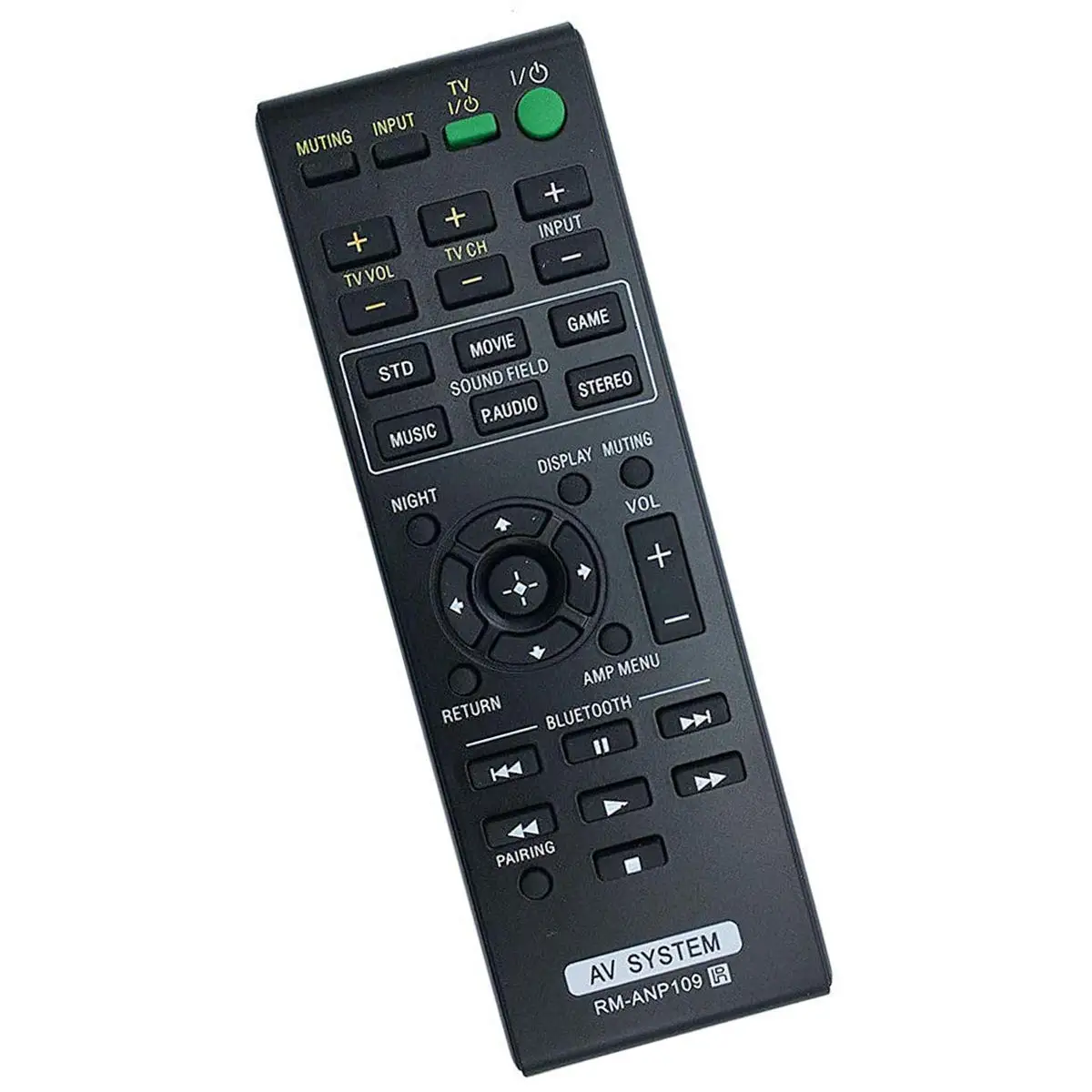 RM-ANP109 - Remote control for Sony Audio  System HT-CT260 SA-CT260 HT-CT260C HT-CT260H HT-CT260HP SA-CT260H SA-WCT260H RM-