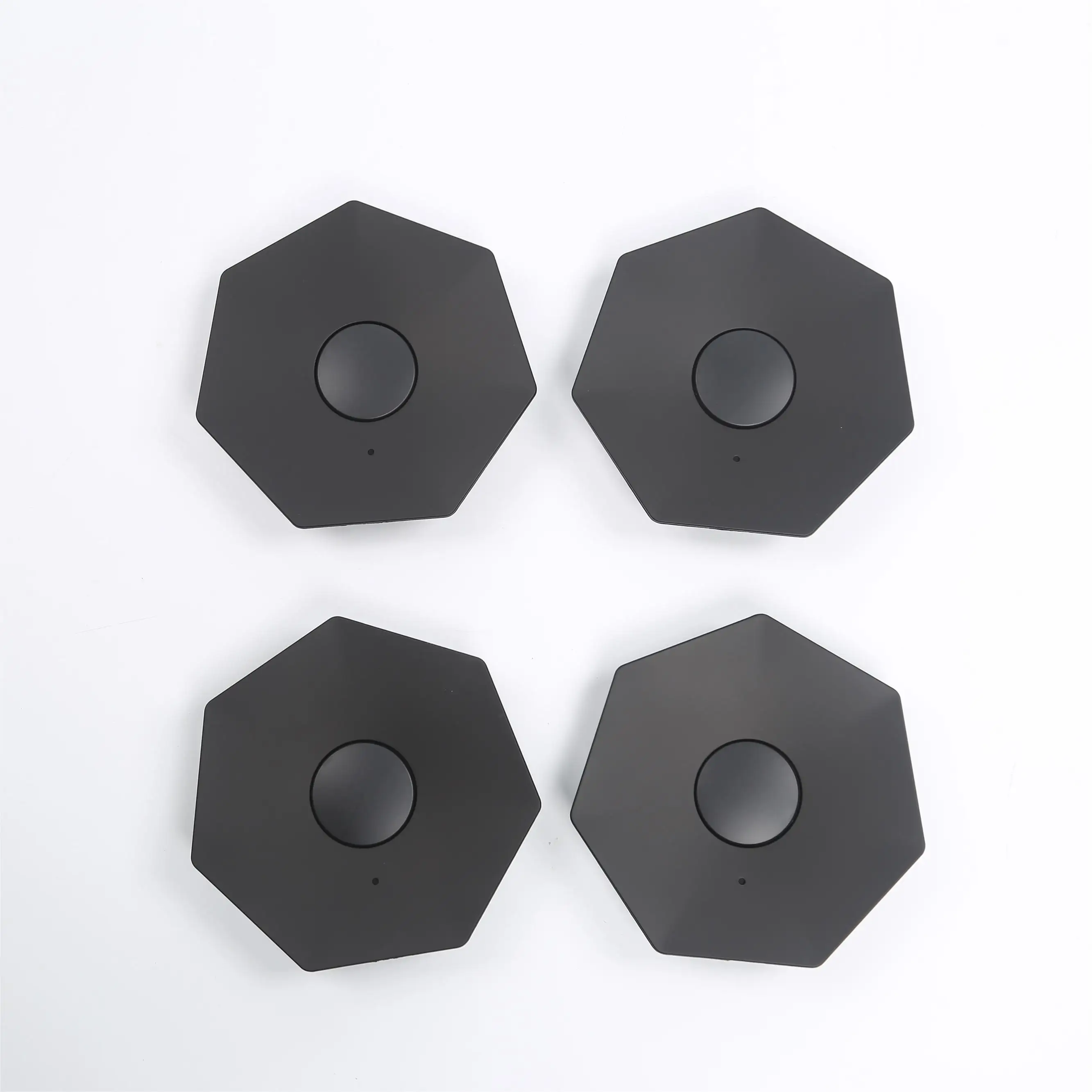 4 PCS Full Coverage Wheel Center Hub Caps Cover for Tesla Cybertruck 2024 Removable Accessories