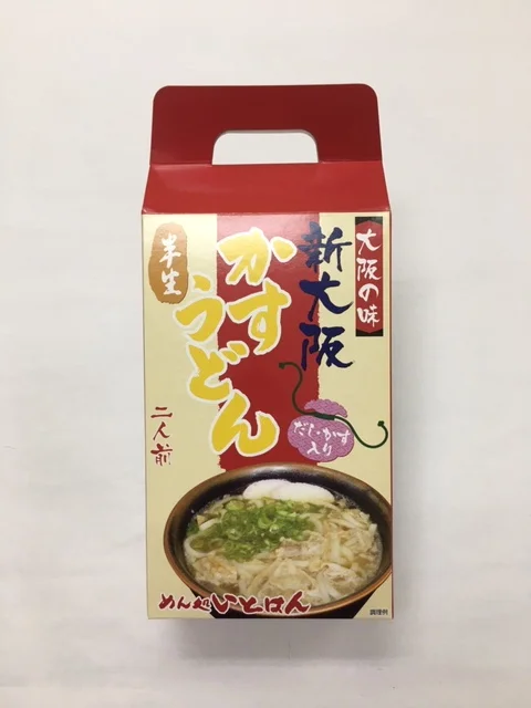 Japanese noodle instant food production with the fried tofu is cooked sweetly