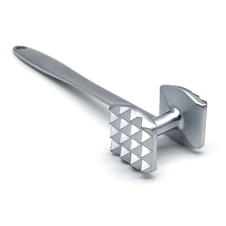 Hot Sale Stainless Steel High Quality Meat Tenderizer Tools Meat Hammer Kitchen Metal Zinc Alloy Beef Meat Tenderizer Hammer
