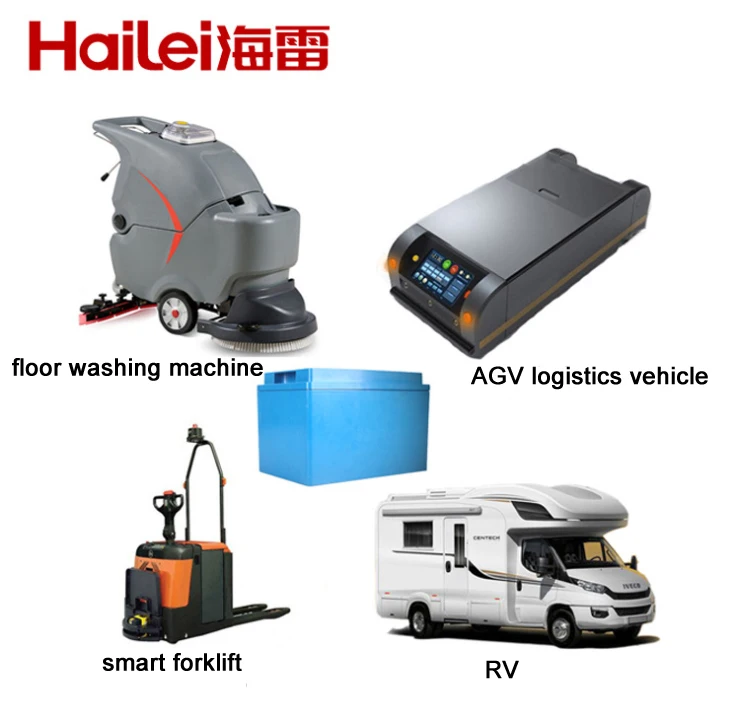 Manufacture Wholesale Price Rechargeable Lifepo4 50ah 100ah 200ah24v Lithium Ion Battery Pack For Electric Forklift ,AGV Vehicle