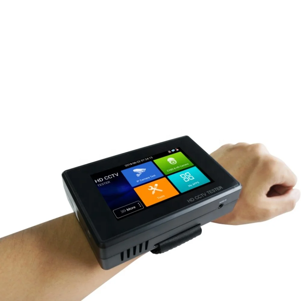 1080P 5-IN-1 TVI AHD CVI Analog IP CCTV Camera Tester Build in Battery Security Tester Monitor Video Audio Test PTZ 4K