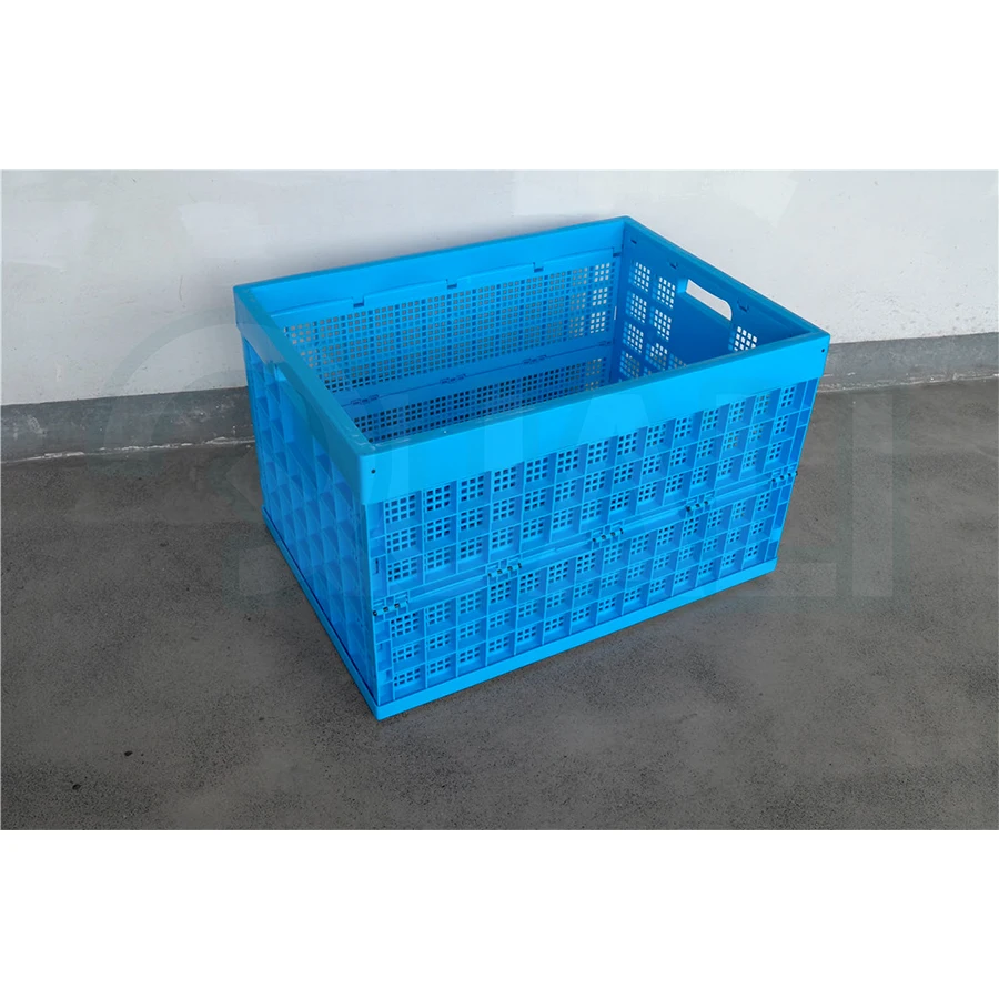 Quali 800*580*500mm 80kg Loading Capacity Large Plastic Vegetable Crate Stackable Crate